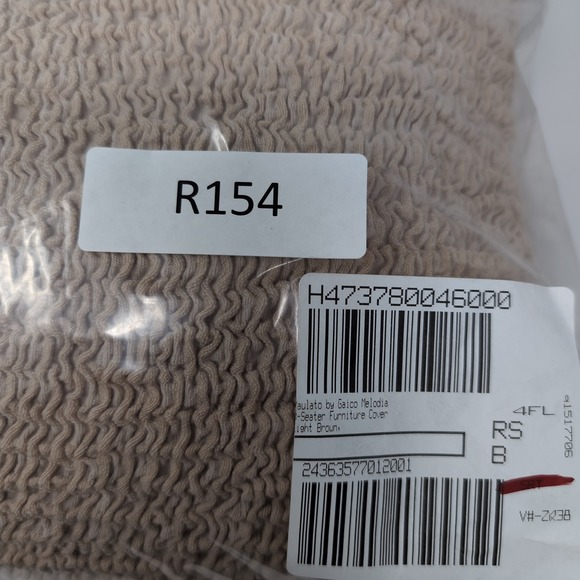 Gaico Melodia Stretch 1 Seater Furniture Cover Light Brown Sofa Protector - Picture 5 of 6